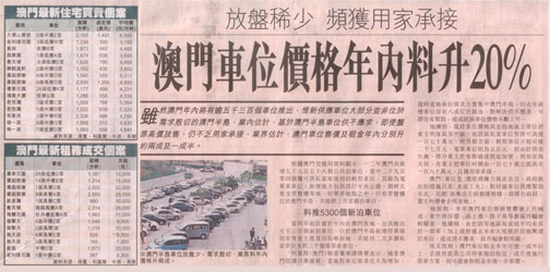 星島日報_車位皇